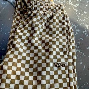 Women’s Vans Checked Sweatpants Size XS